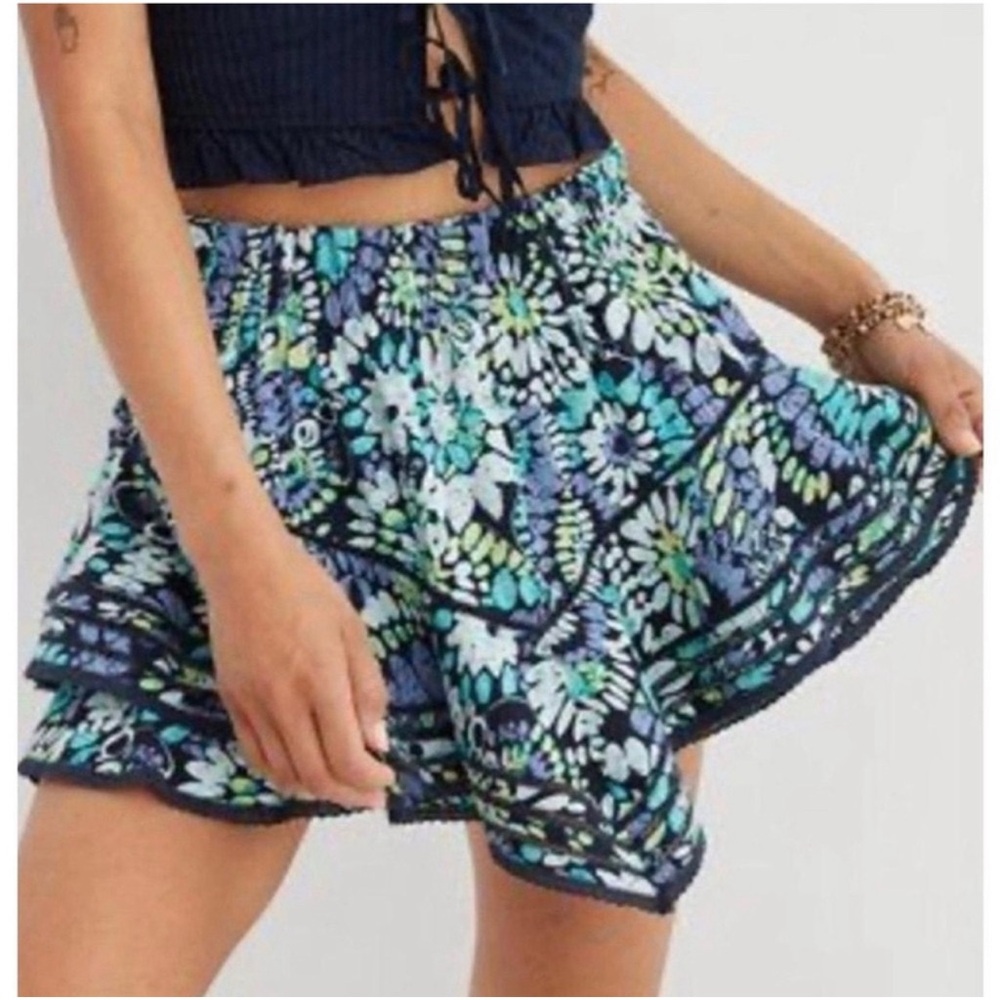 Rock n roll Floral Skort